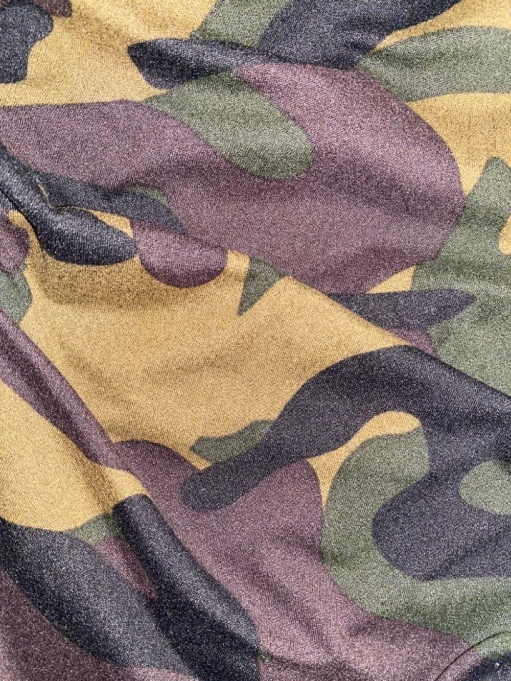 Camo Ruched Bodycon Dress - Picture 2 of 2